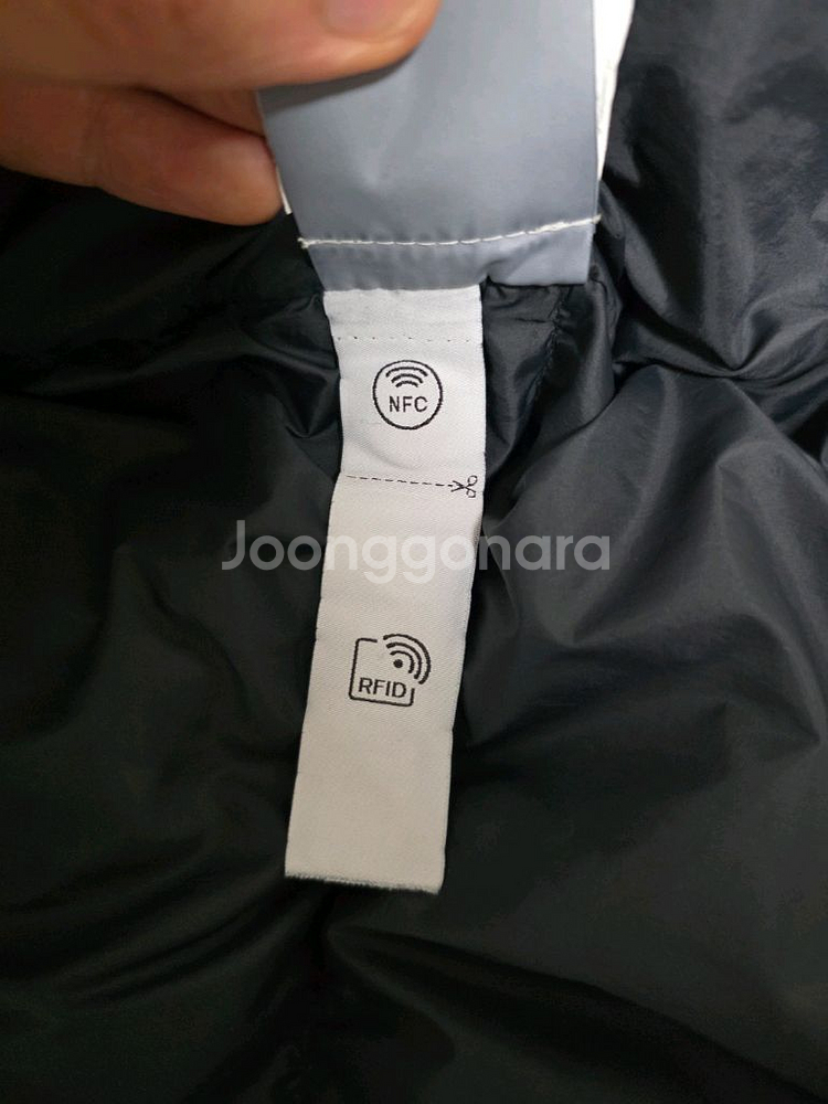 스톤 40723 가먼트 크링클랩스 후드 패딩 블랙XL--7