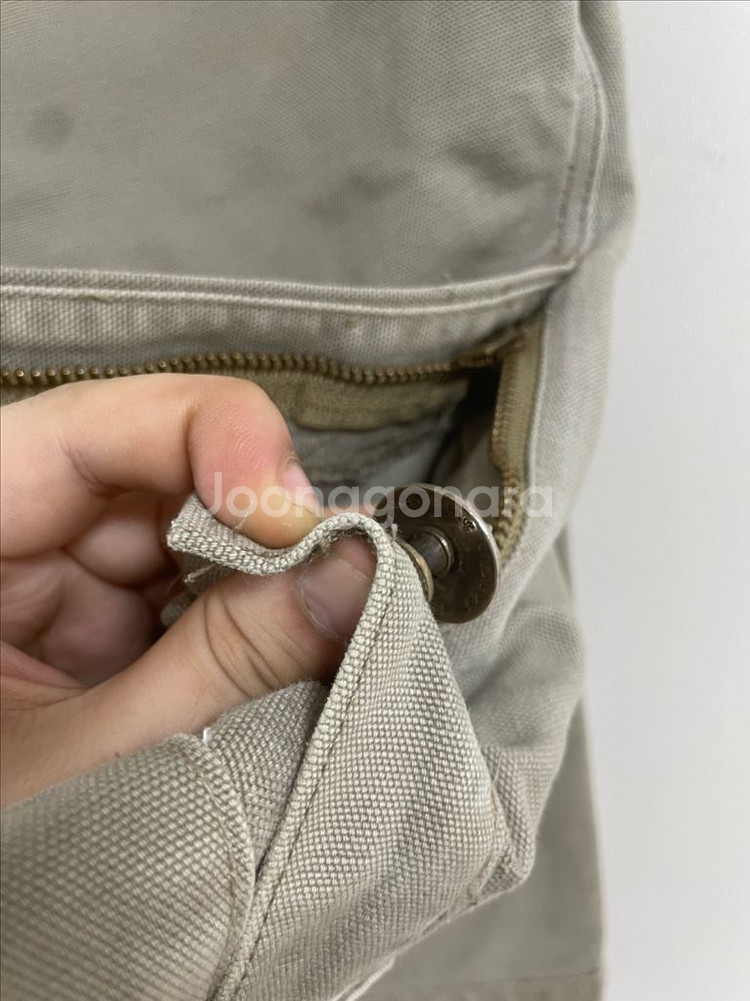 정품 칼하트 크롬하츠 리메이크 데님 카고 팬츠 청바지--7