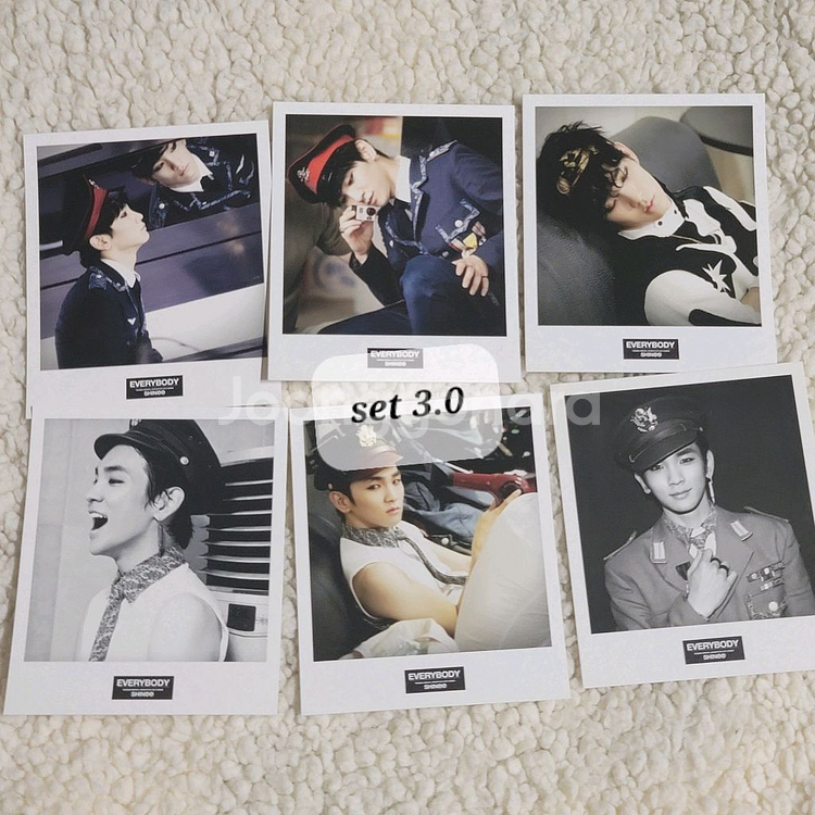 샤이니 에블바 포스트카드/폴라로이드 온유종현키민호태민--2