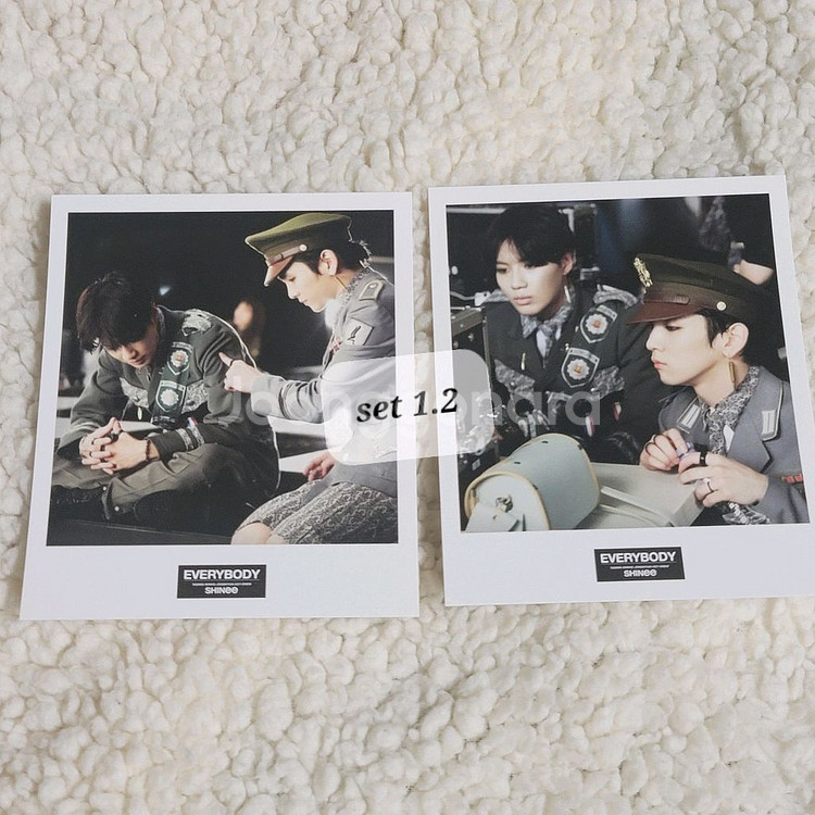 샤이니 에블바 포스트카드/폴라로이드 온유종현키민호태민--4
