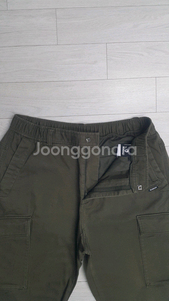 블랙야크 정품(사방스판) 간절기 카고바지 32~33인치--1