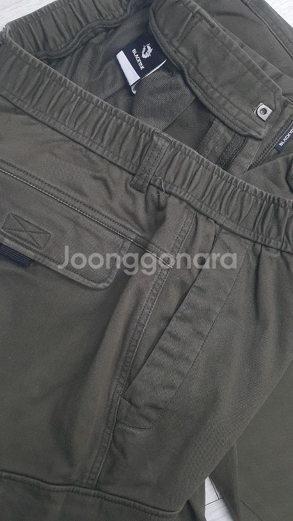 블랙야크 정품(사방스판) 간절기 카고바지 32~33인치--2