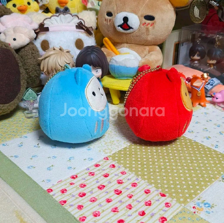 [일본정품] 세트 고전 카피바라상 인형 키링--3
