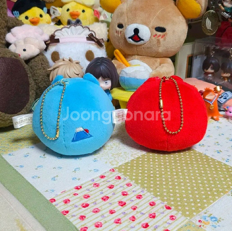 [일본정품] 세트 고전 카피바라상 인형 키링--2