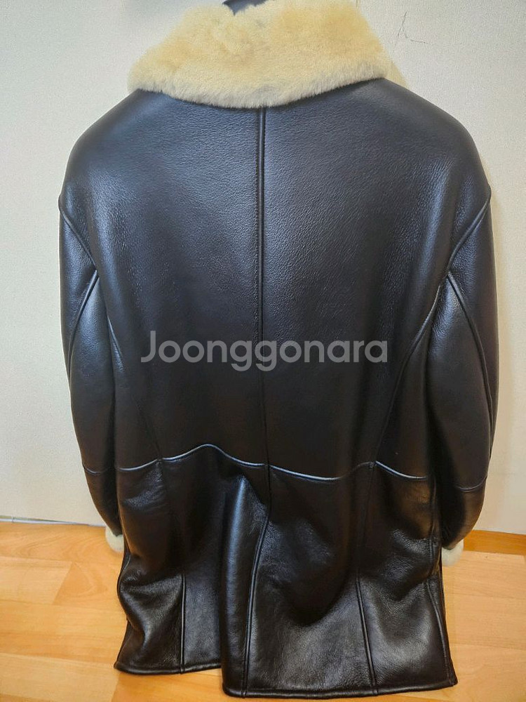 95 M 새상품) 스페로네 리얼 무스탕 더블 코트 브라--5