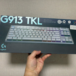 로지텍 g913 tkl 화이트 국내판 미개봉 새제품