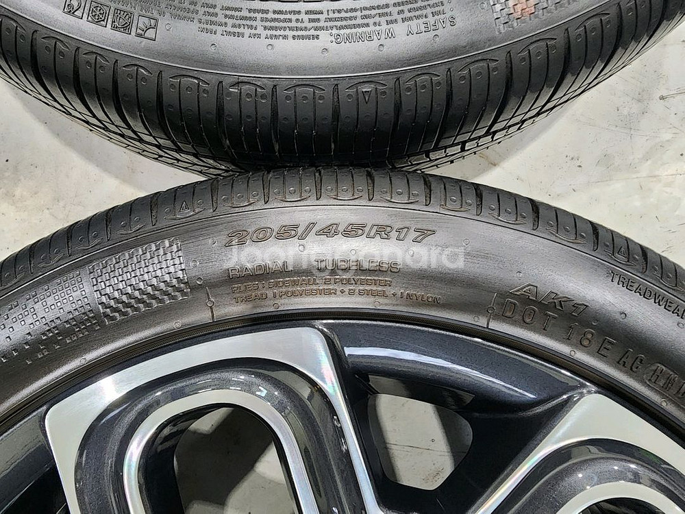 캐스퍼 17인치 임판 휠타이어(엑센트,프라이드,프라이드--7