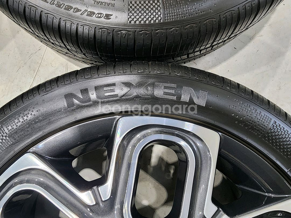 캐스퍼 17인치 임판 휠타이어(엑센트,프라이드,프라이드--5