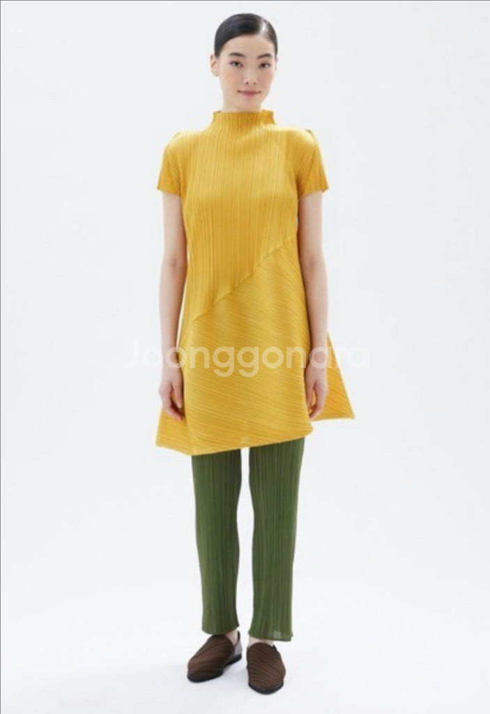 마지막가격) 플리츠플리즈 칼라 튜닉--1