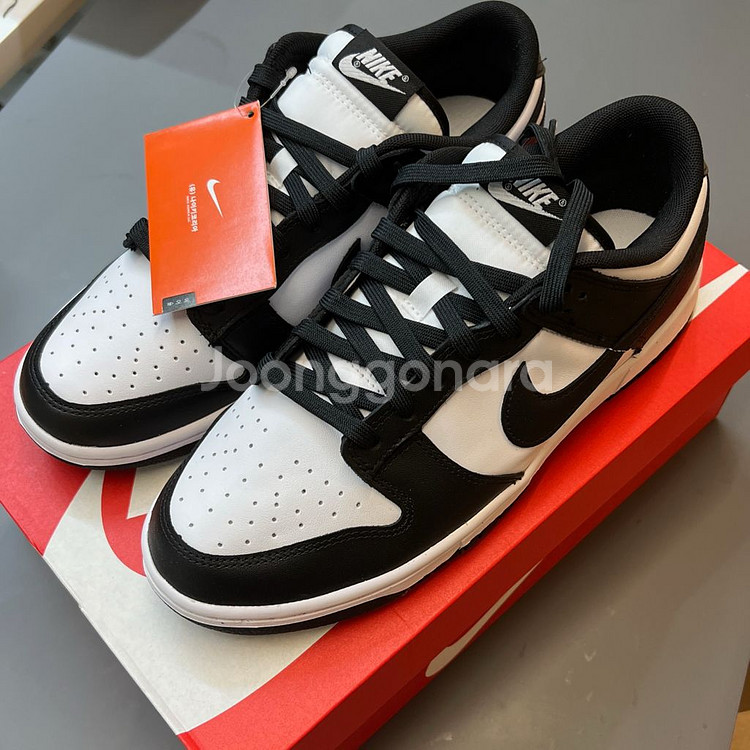 나이키 덩크 로우 범고래 275 사이즈 나코탭 새제품--0