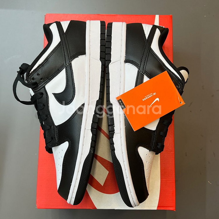 나이키 덩크 로우 범고래 275 사이즈 나코탭 새제품--3