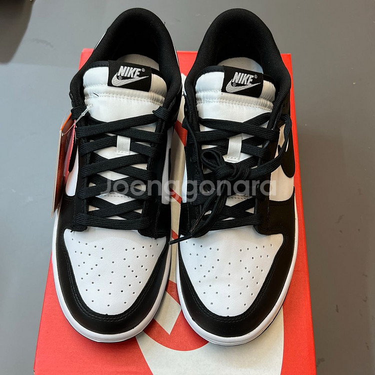 나이키 덩크 로우 범고래 275 사이즈 나코탭 새제품--1