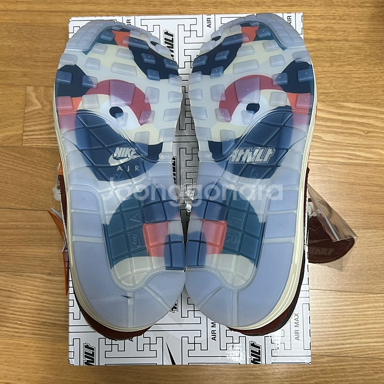 나이키 카시나 에어맥스1 원앙 오렌지 275 사이즈--5