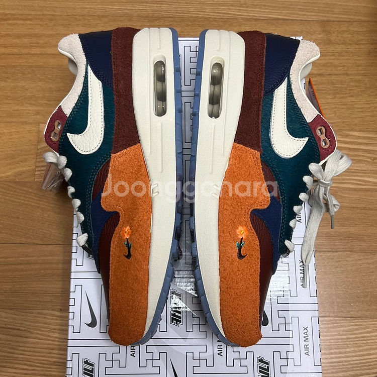 나이키 카시나 에어맥스1 원앙 오렌지 275 사이즈--3