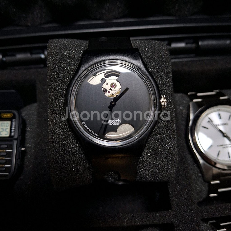 스와치 오픈하트 시계--0