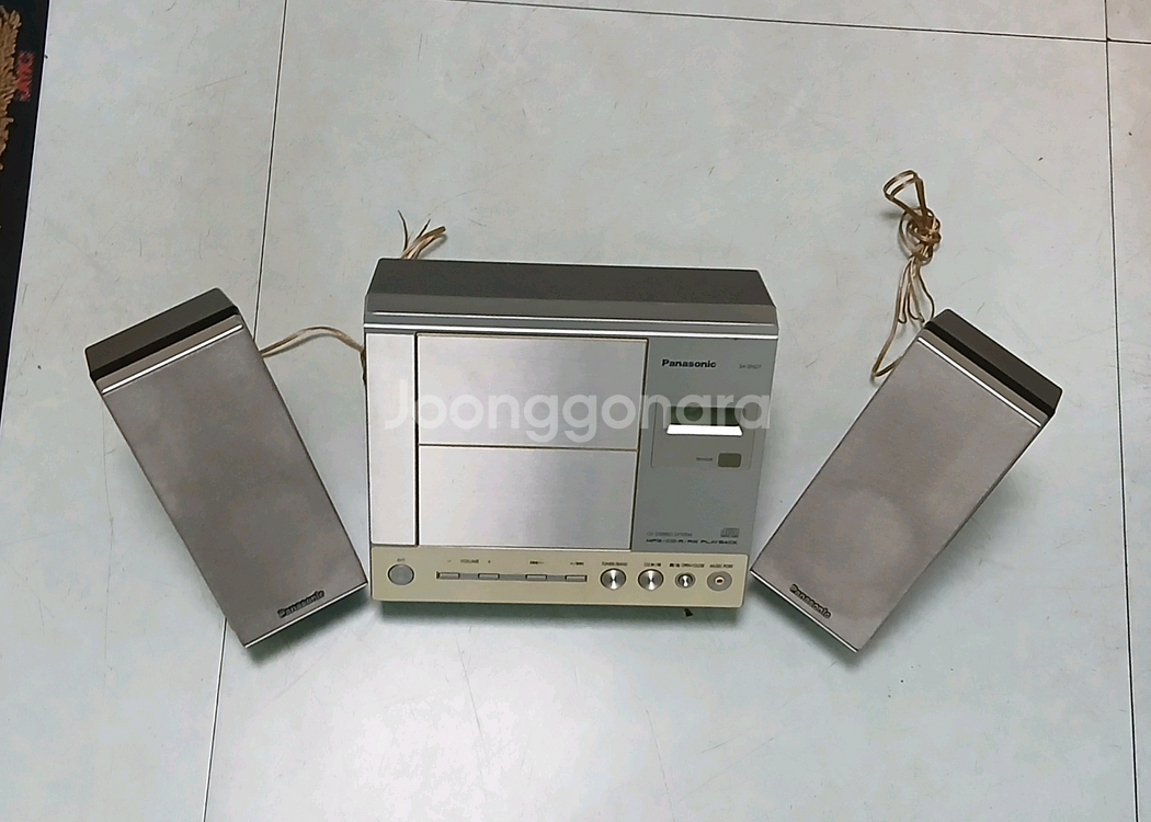 파나소닉 미니 오디오 라디오 팝니다--1