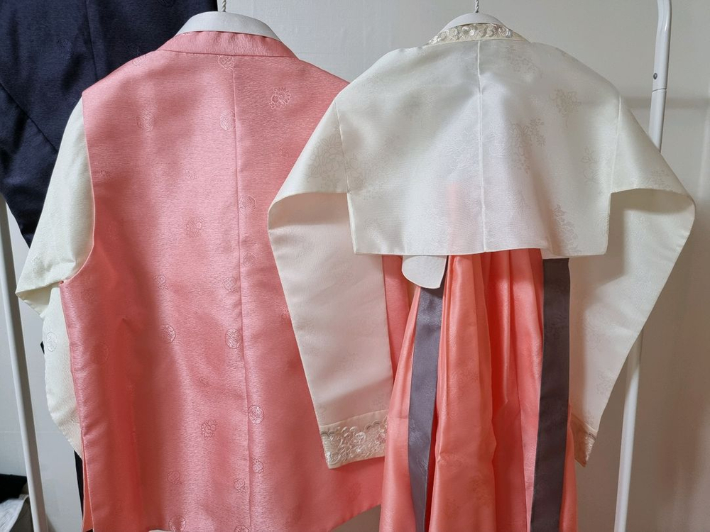 신랑 신부 한복 사이즈 맞으면 대박! 예신 신혼 웨딩--7