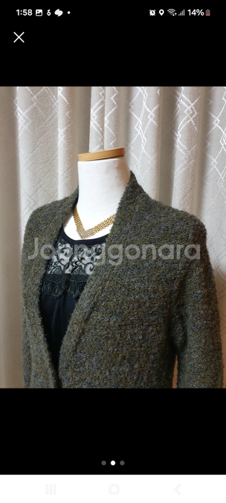 여성 의류 상의 거의 새거예요 가디건 봄 가을 겨울--0