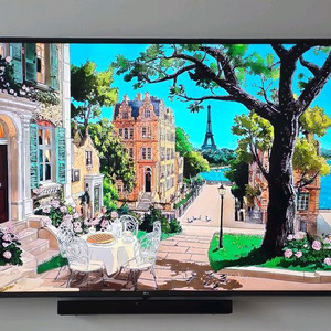 LG 75인치 TV 그리고 사운드바, 스피커
