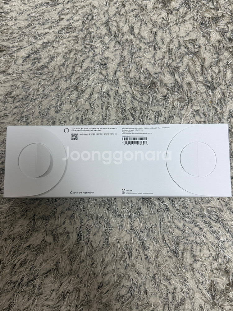 (미개봉)애플워치11 제트블랙 42mm S/M GPS--1