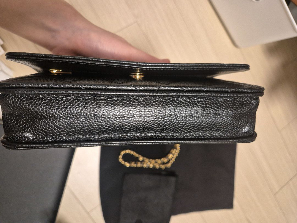 샤넬 woc 클래식 금장 체인백 캐비어 샤넬백--2