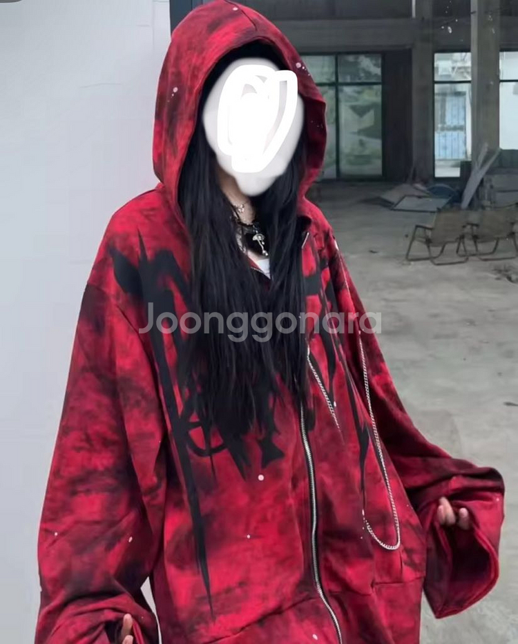 펑크룩 고스 지뢰계 집업--0