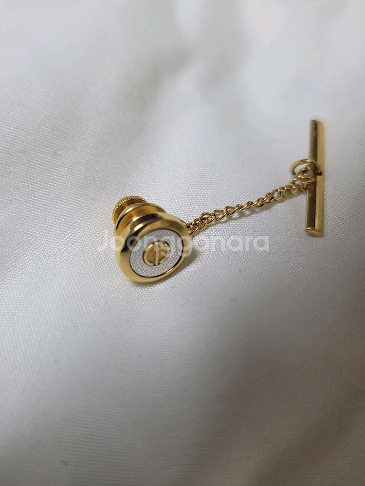 던힐 넥타이핀 18K 정품--1