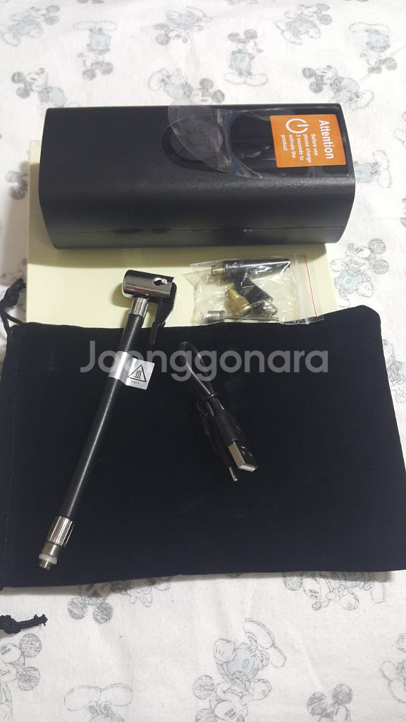 무선 타이어 바람 에어 차 오토바이 자전거 에어매트 공--3