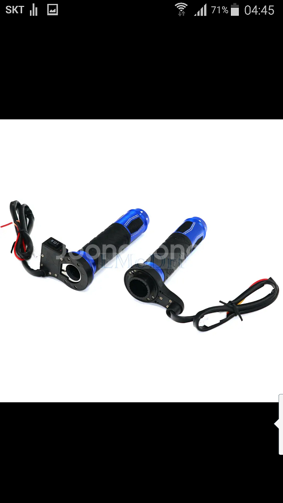 열선 그립 12v 오토바이 스쿠터 핸들 바 HOT--3