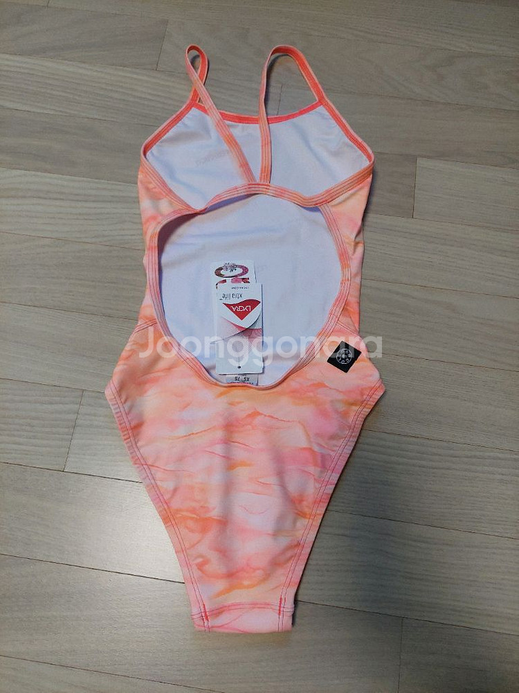 실내수영복 르망고 마블링 선셋 스톤 오렌지 XS 75--1