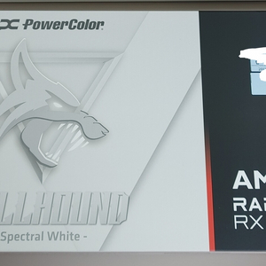 RX 9070XT 헬하운드 스펙트럴 화이트