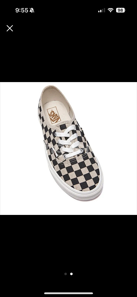 반스 체커보드 230 새상품--1