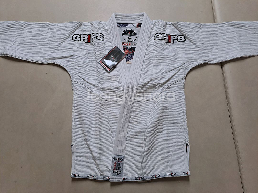 새상품) 그립스 시크릿 웨폰 2.0 화이트 주짓수 도복--0