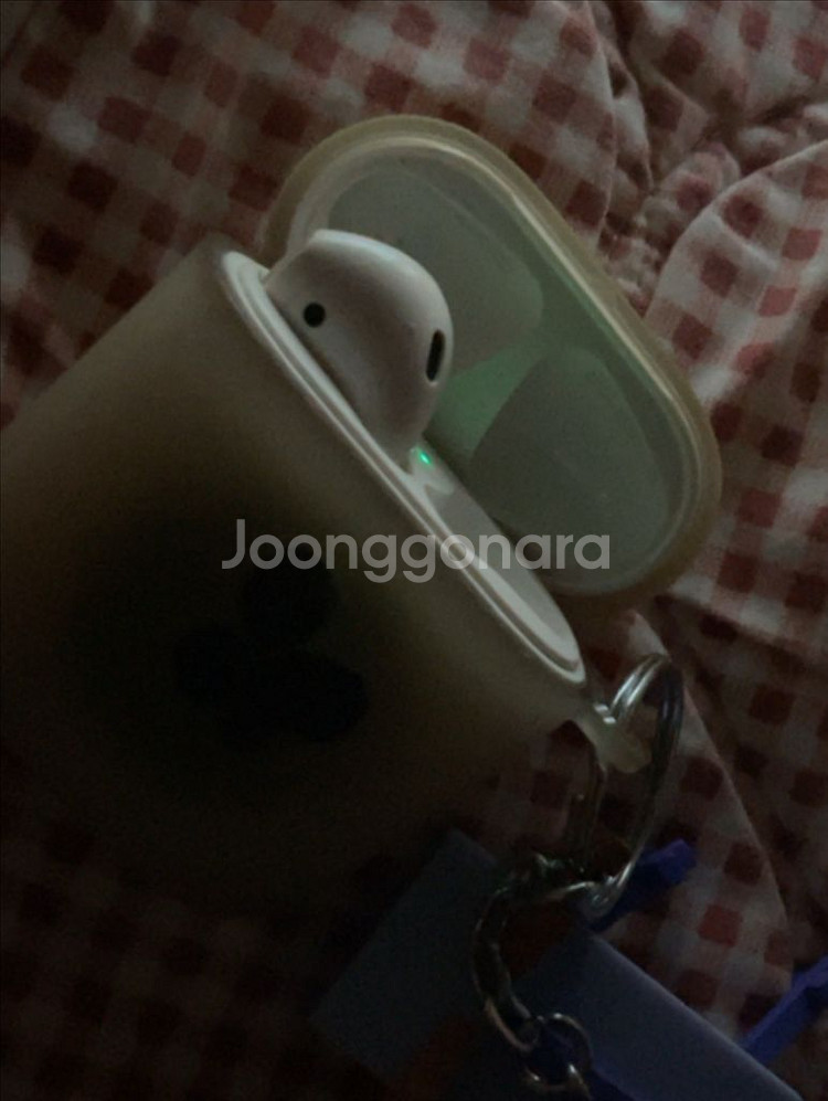 에어팟 1세대 왼쪽유닛+본체 정상작동--0