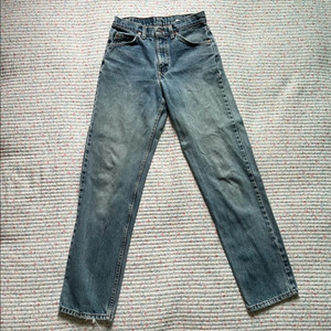 빈티지 리바이스 550 연청 29x32 데님 진 청바지