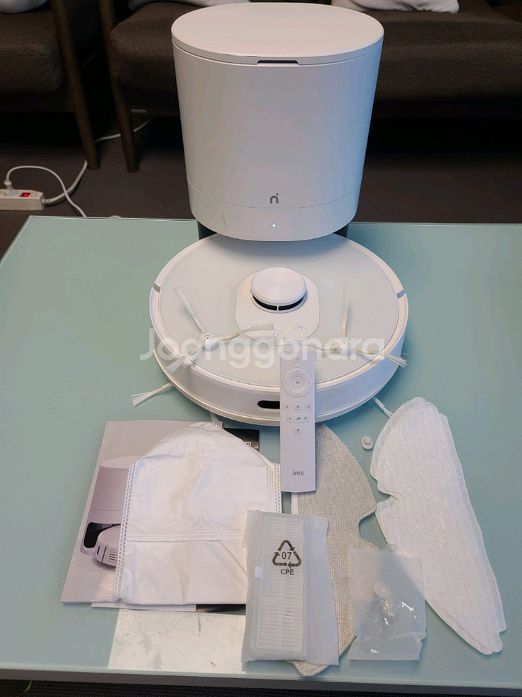 로봇청소기 아이닉 i9(S급,2시간3분작동,먼지및물걸레--2