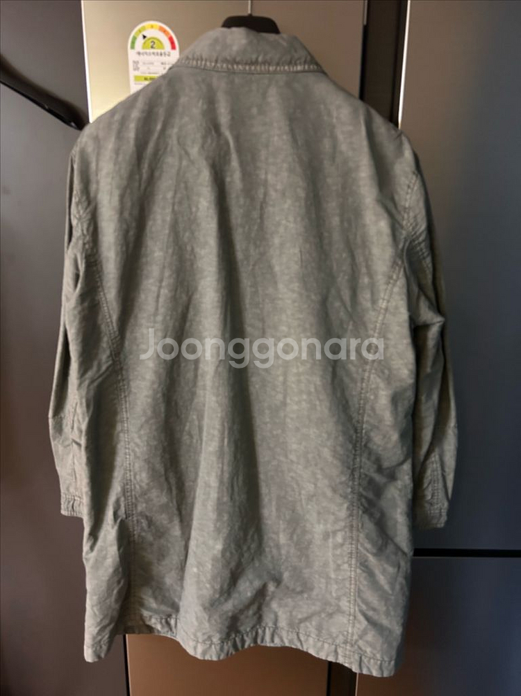 시리즈 가먼트다잉 코트 100사이즈 새상품--1