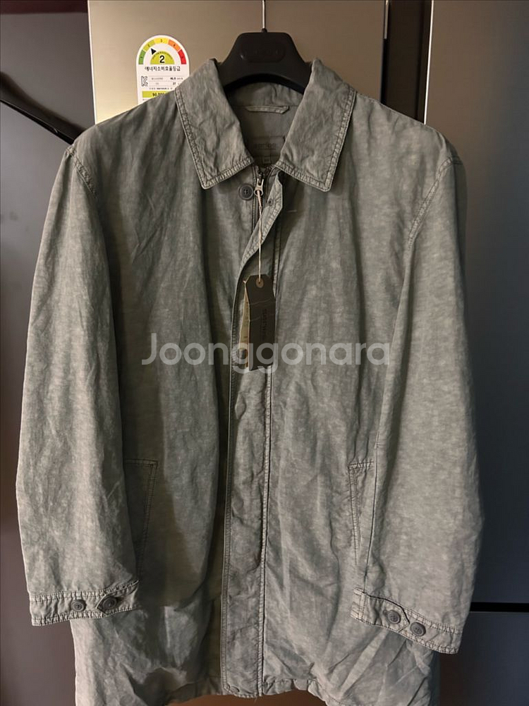 시리즈 가먼트다잉 코트 100사이즈 새상품--12