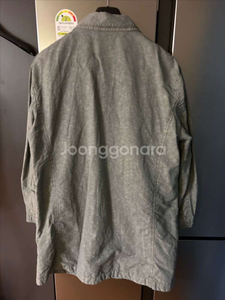 시리즈 가먼트다잉 코트 100사이즈 새상품--13