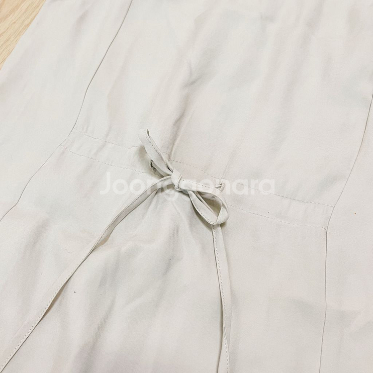 망고 롱 카라 원피스 텍있는 새상품--2