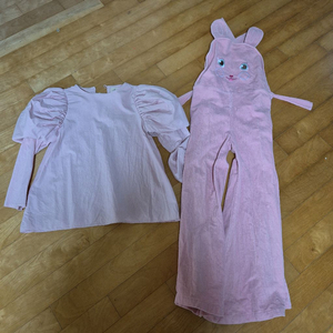 에어피쉬 래빗진 버블블라우스 셋업 xl xxl