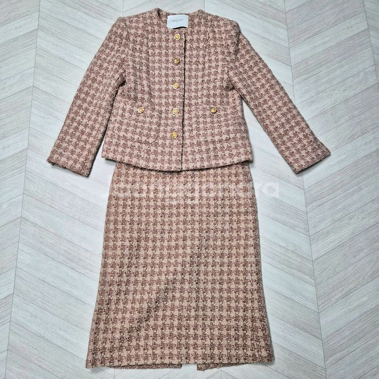 프레쉬라벨 제니 트위드치마 세트 셋업 m--2