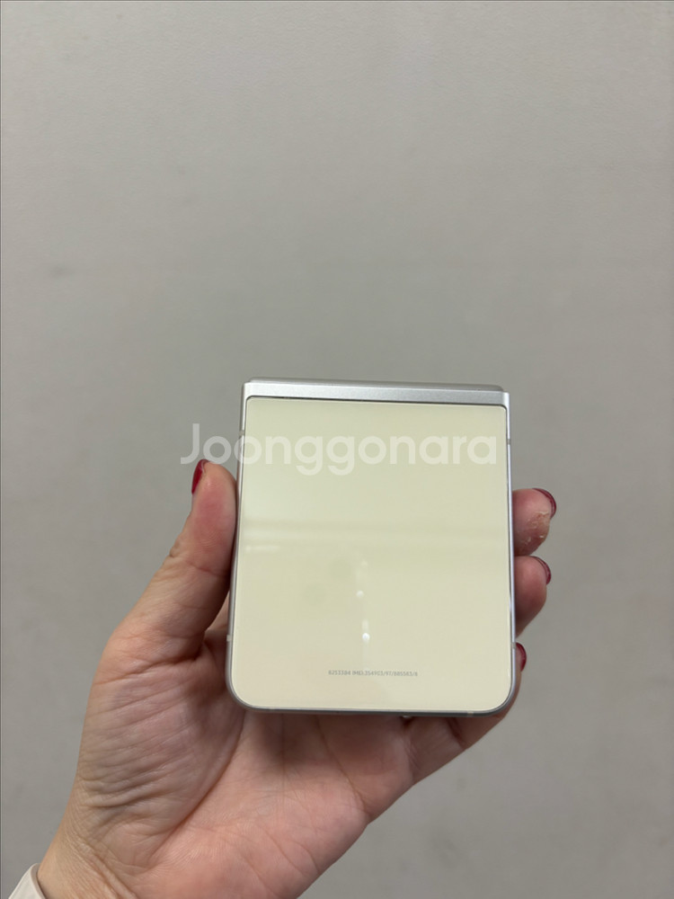 (부산중고폰)갤럭시z플립3 크림 256기가 판매해요--1