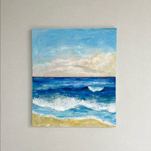 바다 해변 풍경 그림 액자