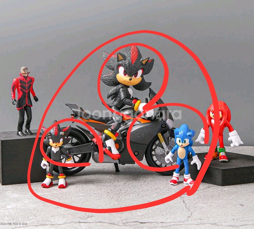 소닉 섀도우 메가박스 피규어 일괄--0