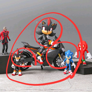 소닉 섀도우 메가박스 피규어 일괄