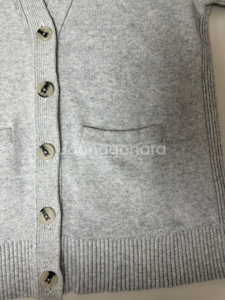클럽모나코 울 혼방 가디건 XS 그레이--3