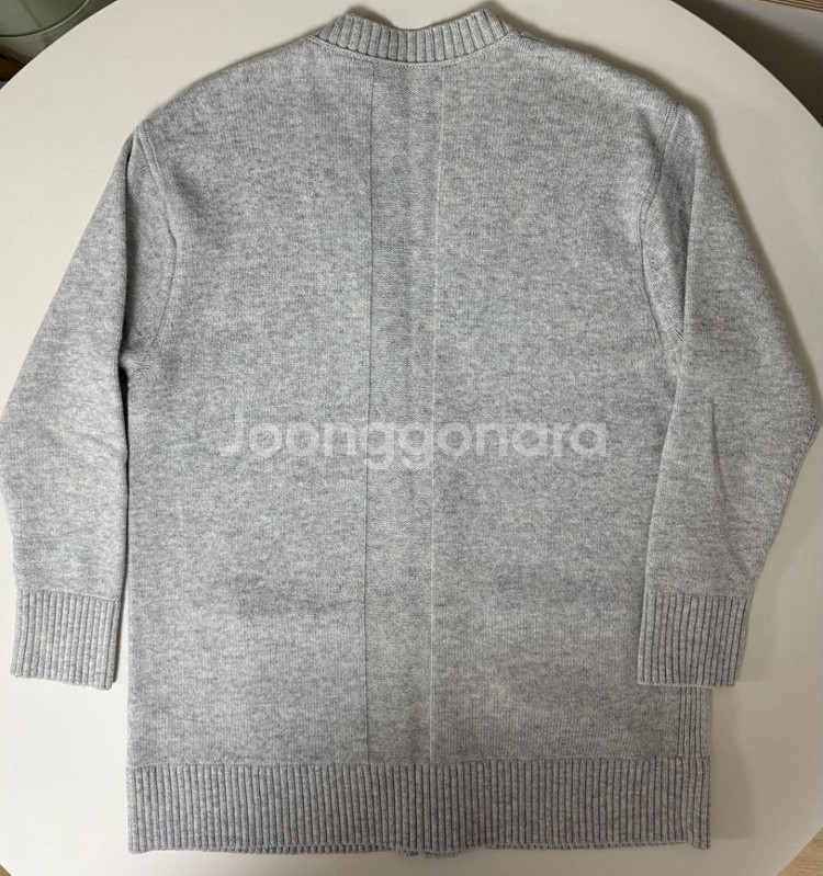 클럽모나코 울 혼방 가디건 XS 그레이--5