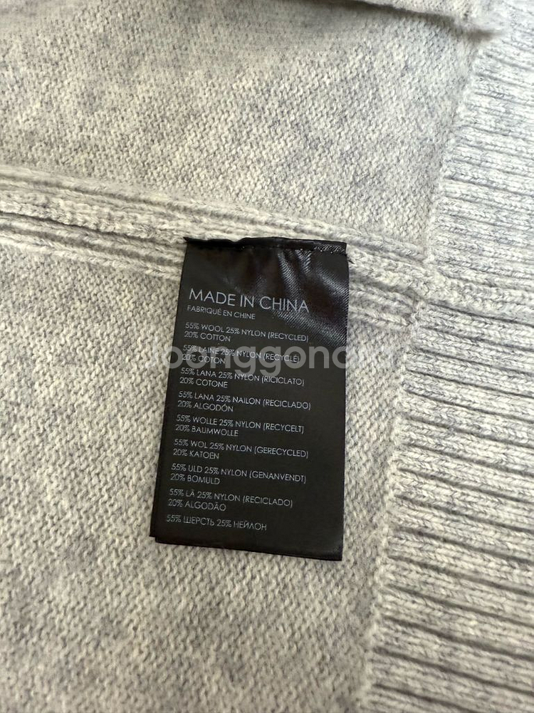 클럽모나코 울 혼방 가디건 XS 그레이--6