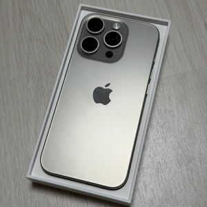 아이폰 15 pro 내추럴 티타늄 256기가